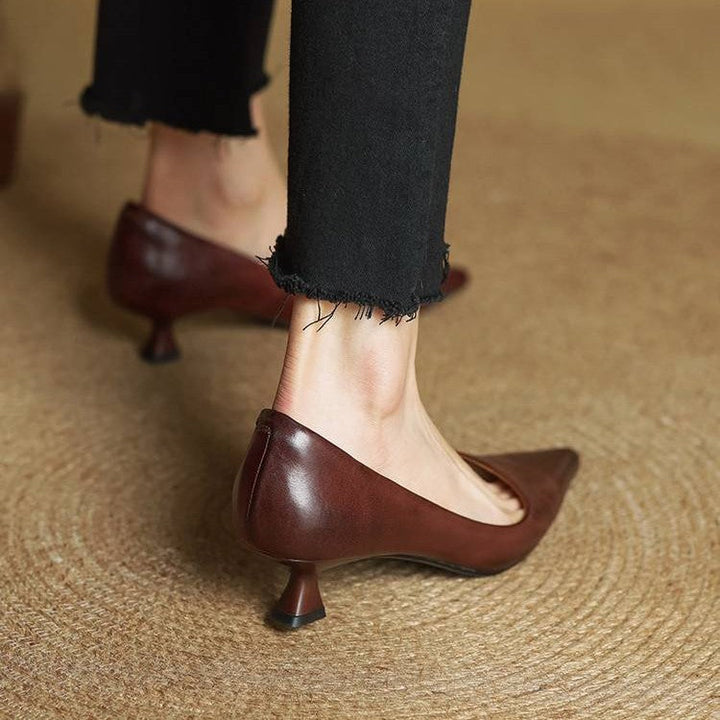 Talons en cuir Serane
