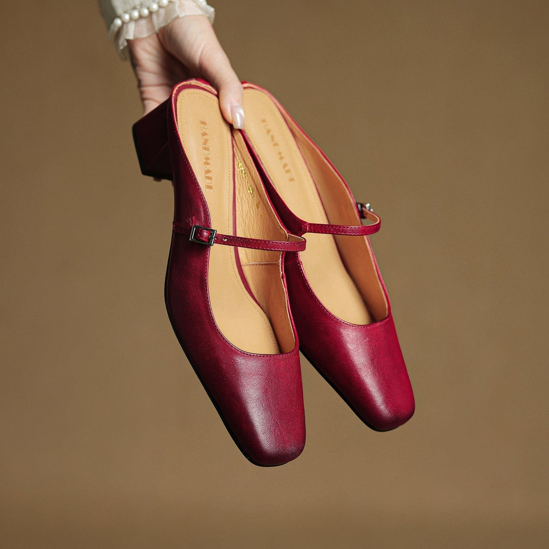 Mules en cuir Meyra