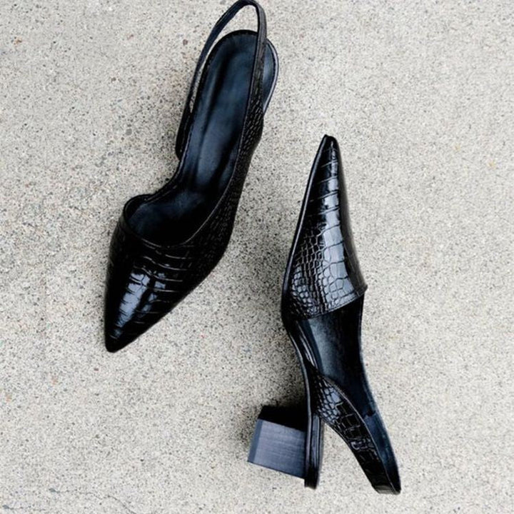 Wynn | Chaussures à talon et bout large