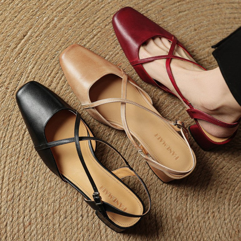 Talons en cuir Valenne
