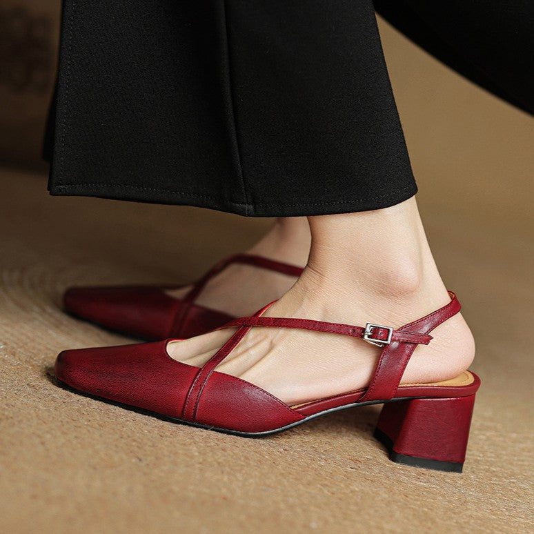Talons en cuir Valenne