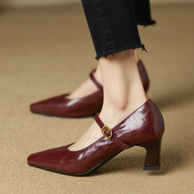 Orvane Mary Jane en cuir