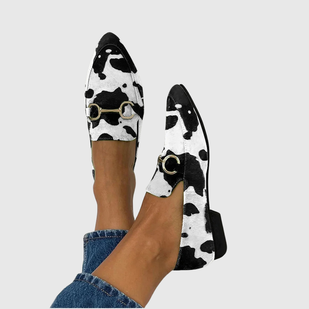 Diana | Mocassins imprimés avec détail boucle