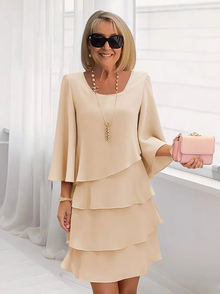 Catherine | Robe élégante à volants