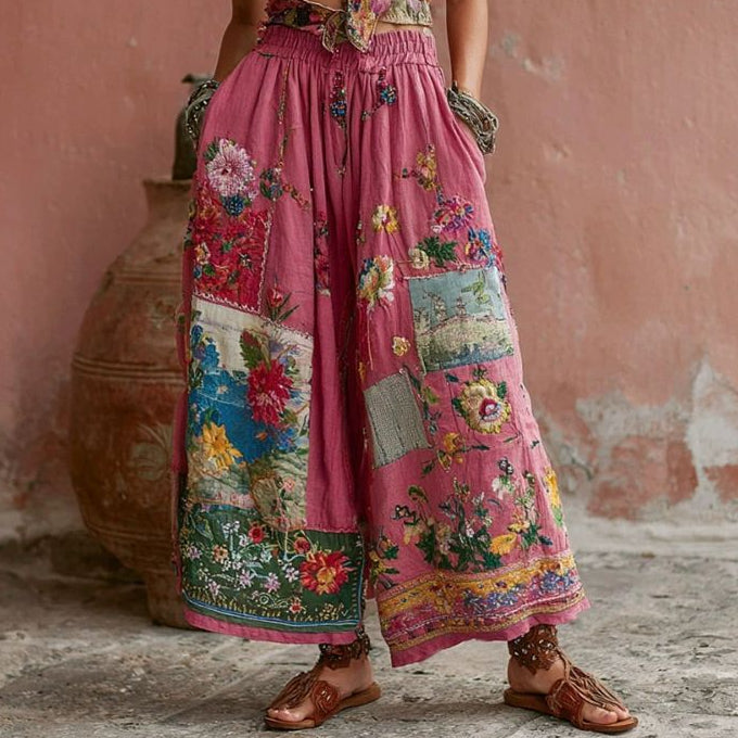 JACEY | PANTALON EN MAILLE BOHÈME