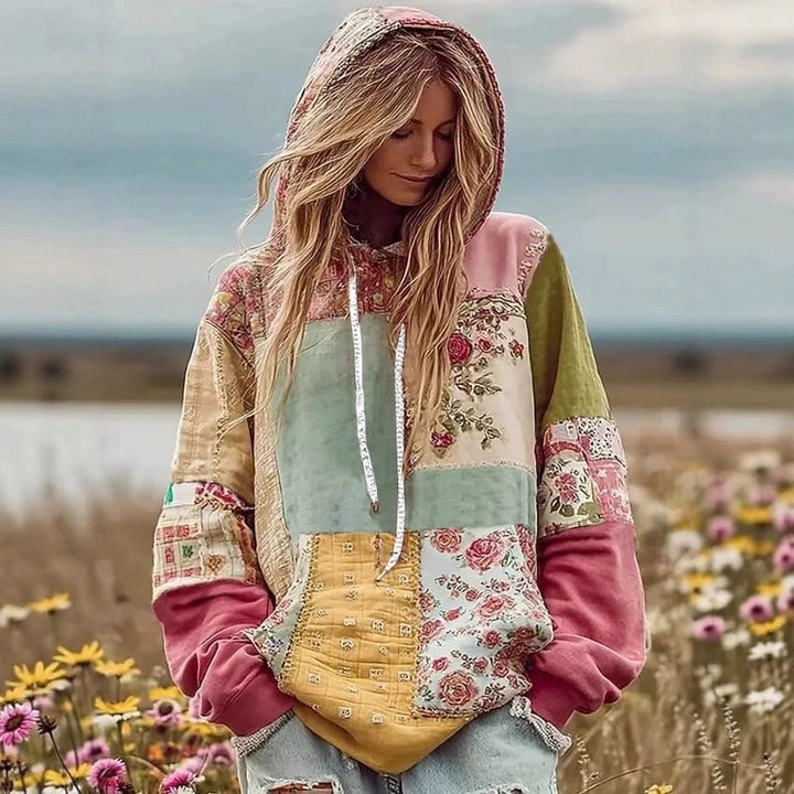 GRACE | SWEAT À CAPUCHE EN MAILLE BOHÈME