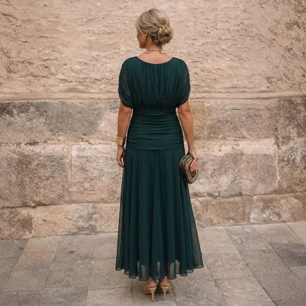 Mikaela | Robe maxi épaules dénudées