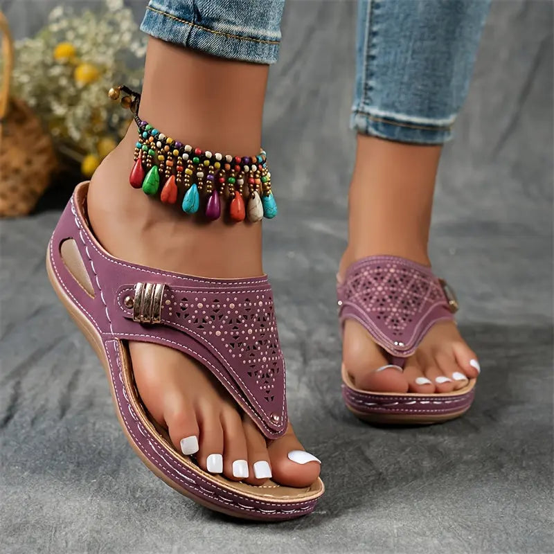 Élodie - Sandales à glissière pour femmes