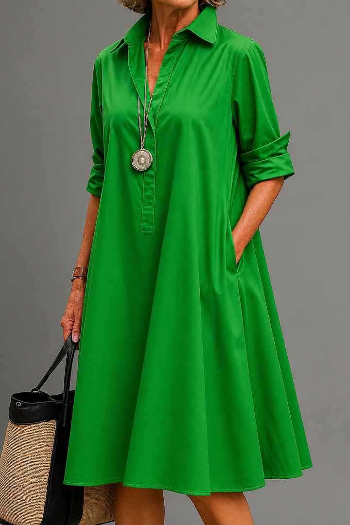 Riley | Robe midi raffinée