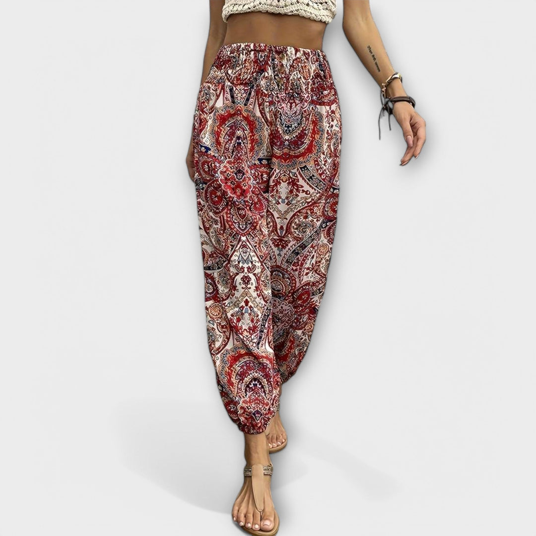 Jamie | Pantalons Graphiques Ethniques