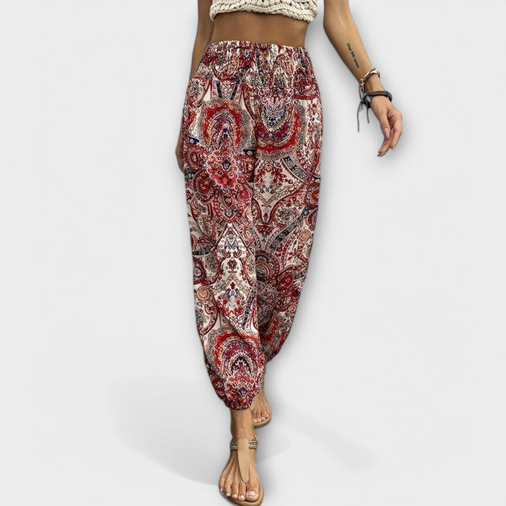 Jamie | Pantalons Graphiques Ethniques