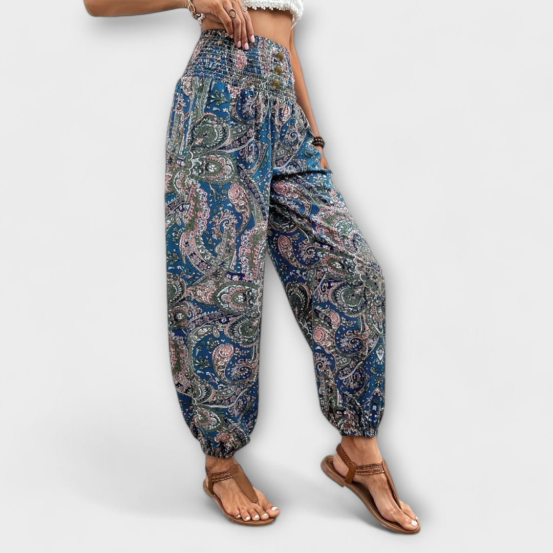Jamie | Pantalons Graphiques Ethniques