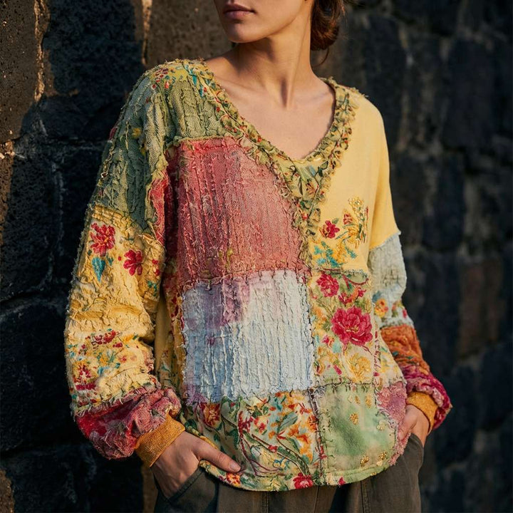 RUBY | HAUT PATCHWORK COLORÉ