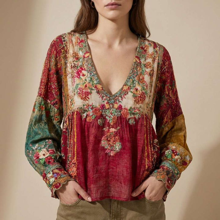 RUBY | HAUT PATCHWORK COLORÉ