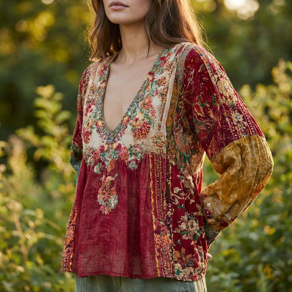 RUBY | HAUT PATCHWORK COLORÉ