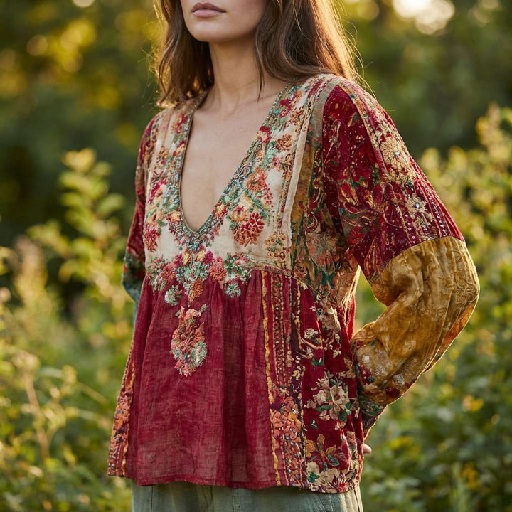 RUBY | HAUT PATCHWORK COLORÉ