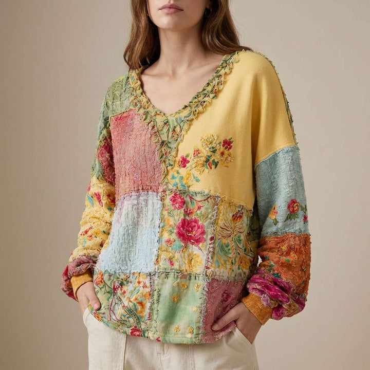 RUBY | HAUT PATCHWORK COLORÉ