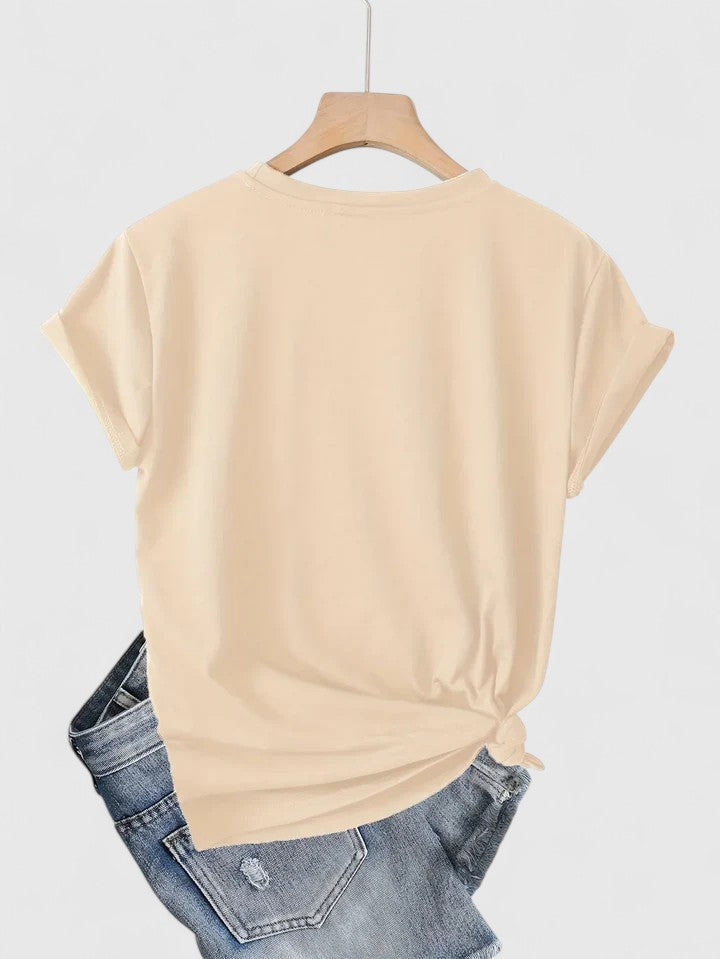 Jamie | T-Shirt Confortable à Manches Courtes.