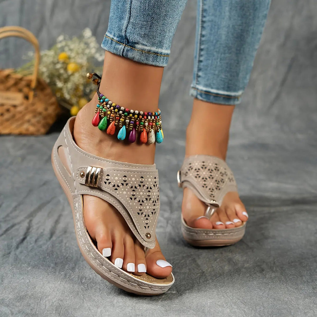 Élodie - Sandales à glissière pour femmes