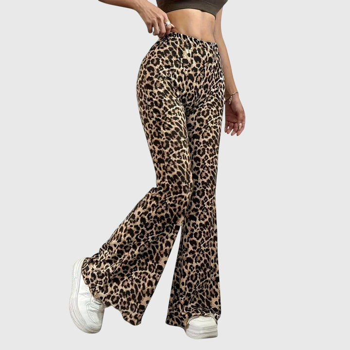 Jamie | Pantalons Bootcut Léopard