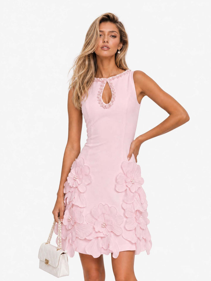 Élodie | Robe mini élégante sans manches