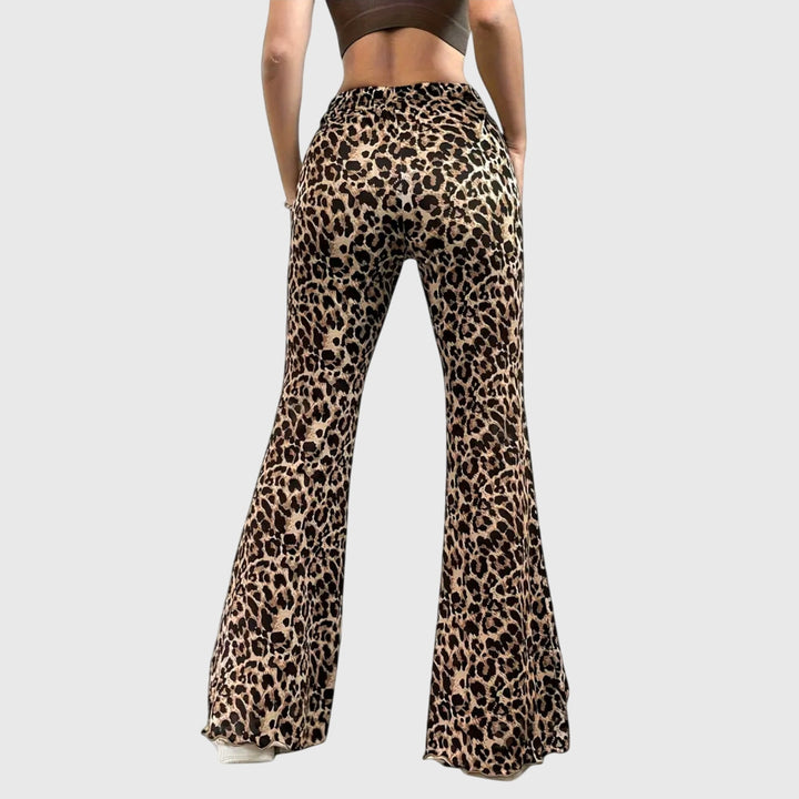 Jamie | Pantalons Bootcut Léopard