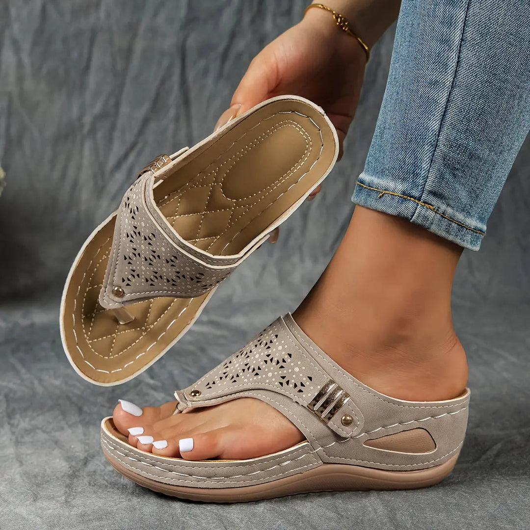 Élodie - Sandales à glissière pour femmes