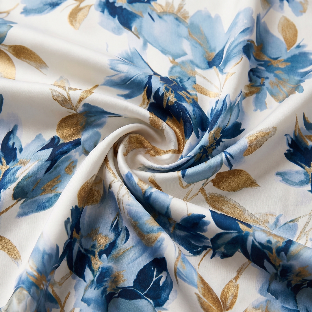 Denise | Robe midi fleurie
