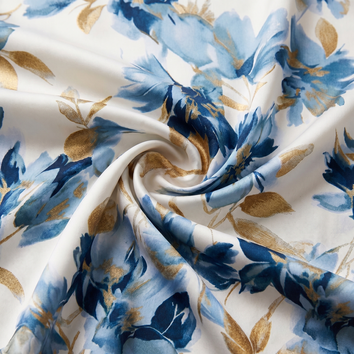 Denise | Robe midi fleurie