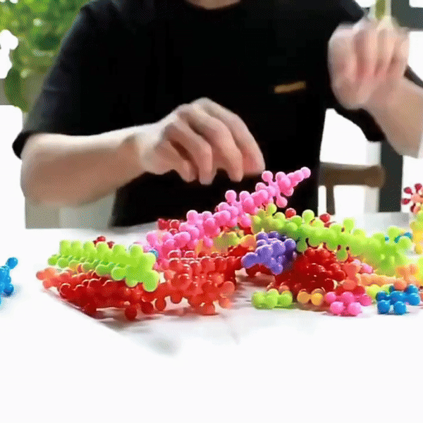Jeu de Construction Flocons de Neige