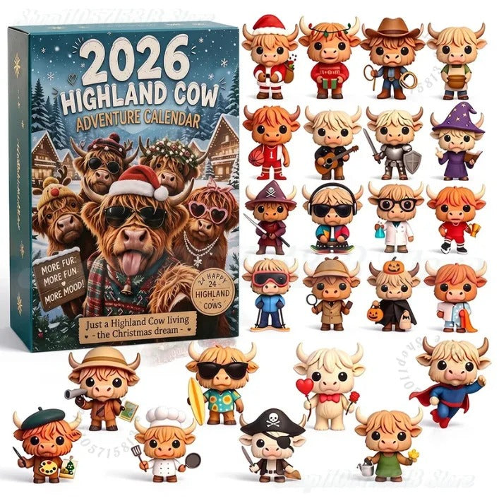 Highland Cow Advent Calendar