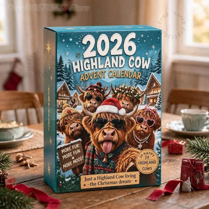 Highland Cow Advent Calendar