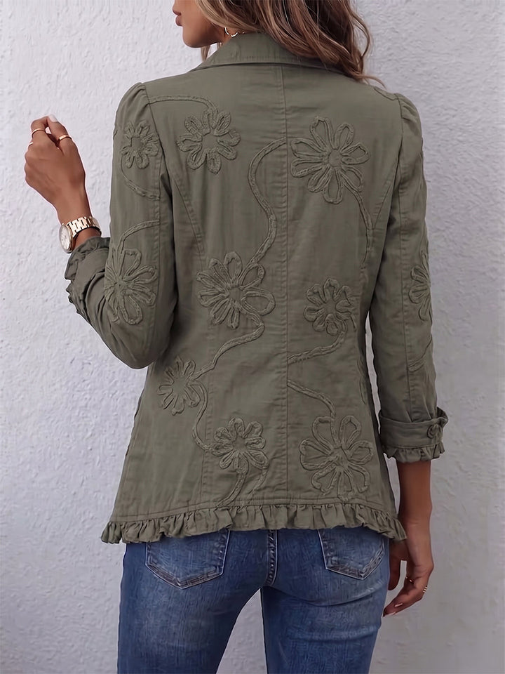 Ascensión | Veste brodée à volants