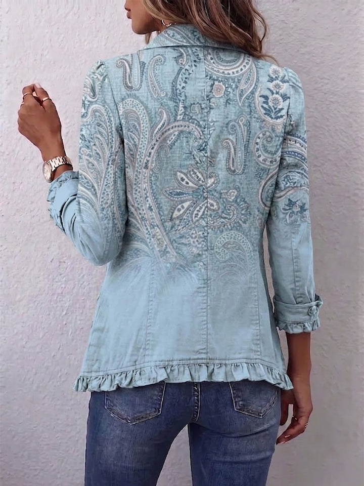 Remedios | Veste vintage à motif cachemire