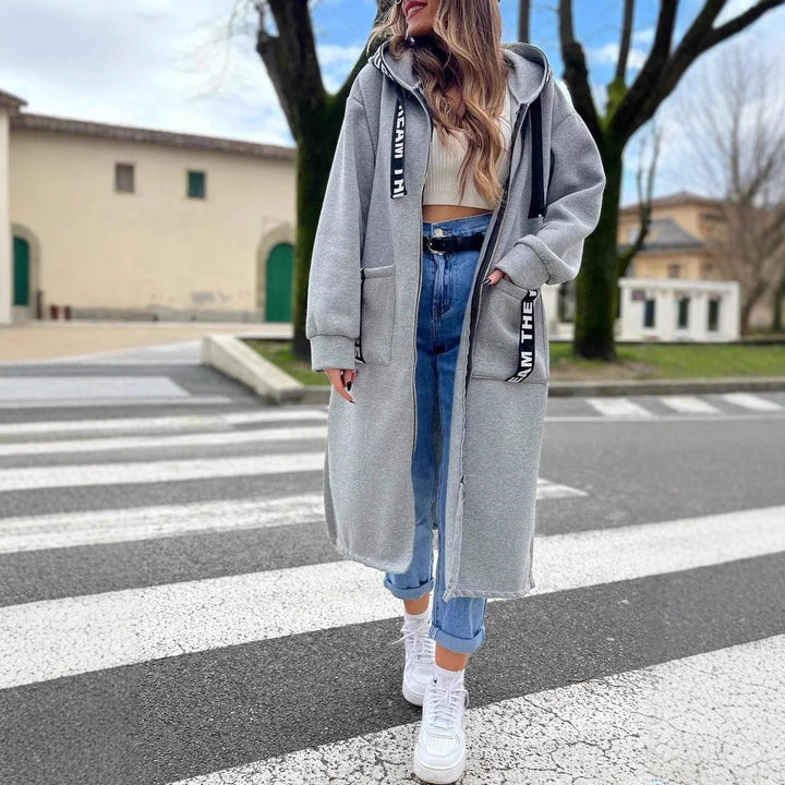 Louise™ | Gilet long à capuche
