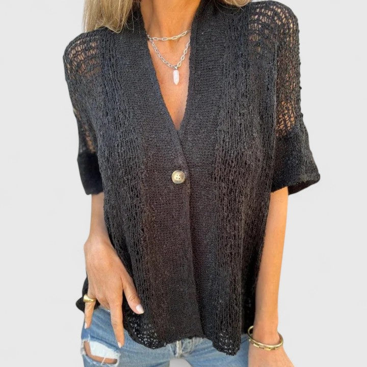 Jamie | Chemise Tricotée Élégante.
