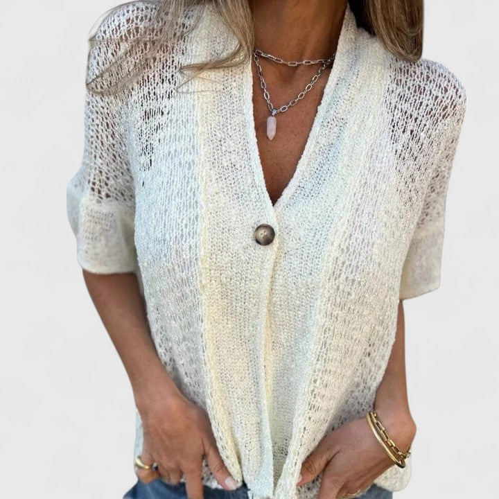 Jamie | Chemise Tricotée Élégante.