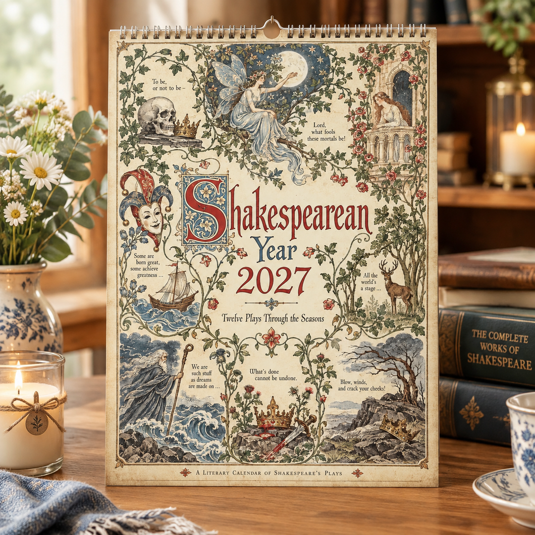 CALENDRIER MURAL 2027 – Une Année avec Shakespeare
