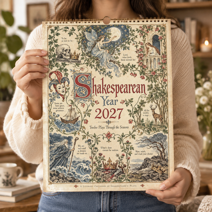 CALENDRIER MURAL 2027 – Une Année avec Shakespeare