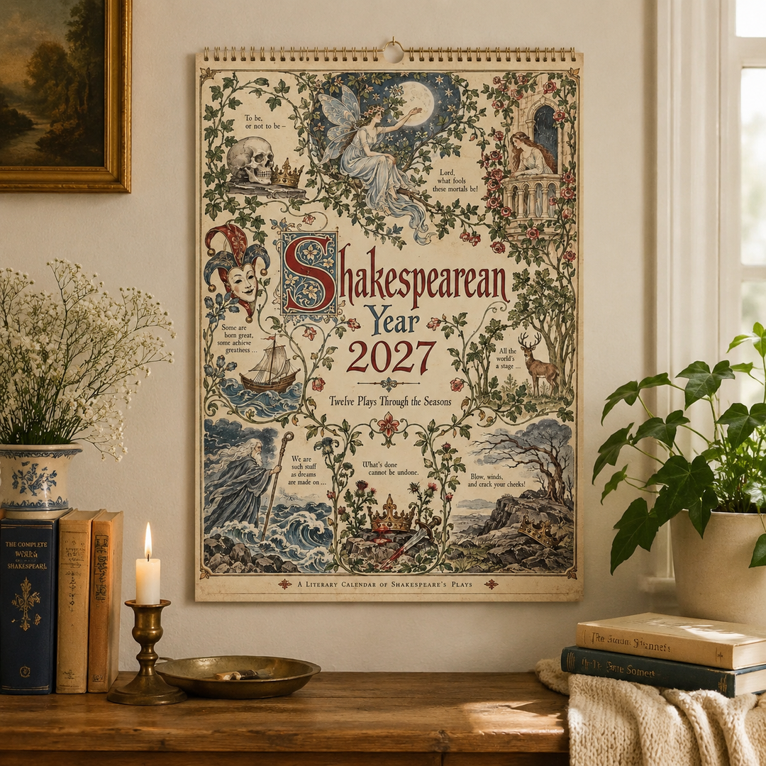 CALENDRIER MURAL 2027 – Une Année avec Shakespeare