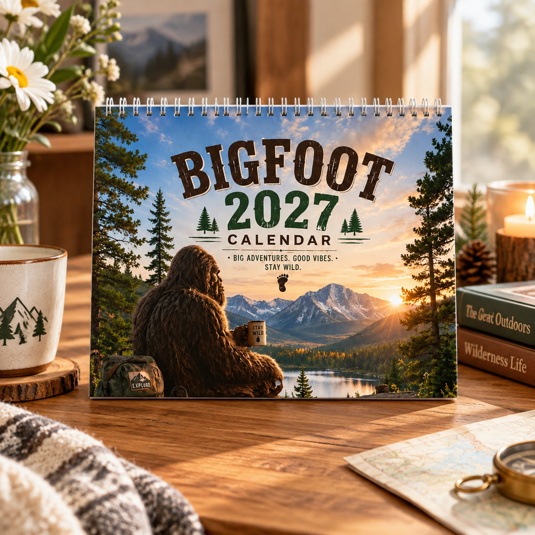 CALENDRIER MURAL 2027 – Bigfoot & Sasquatch