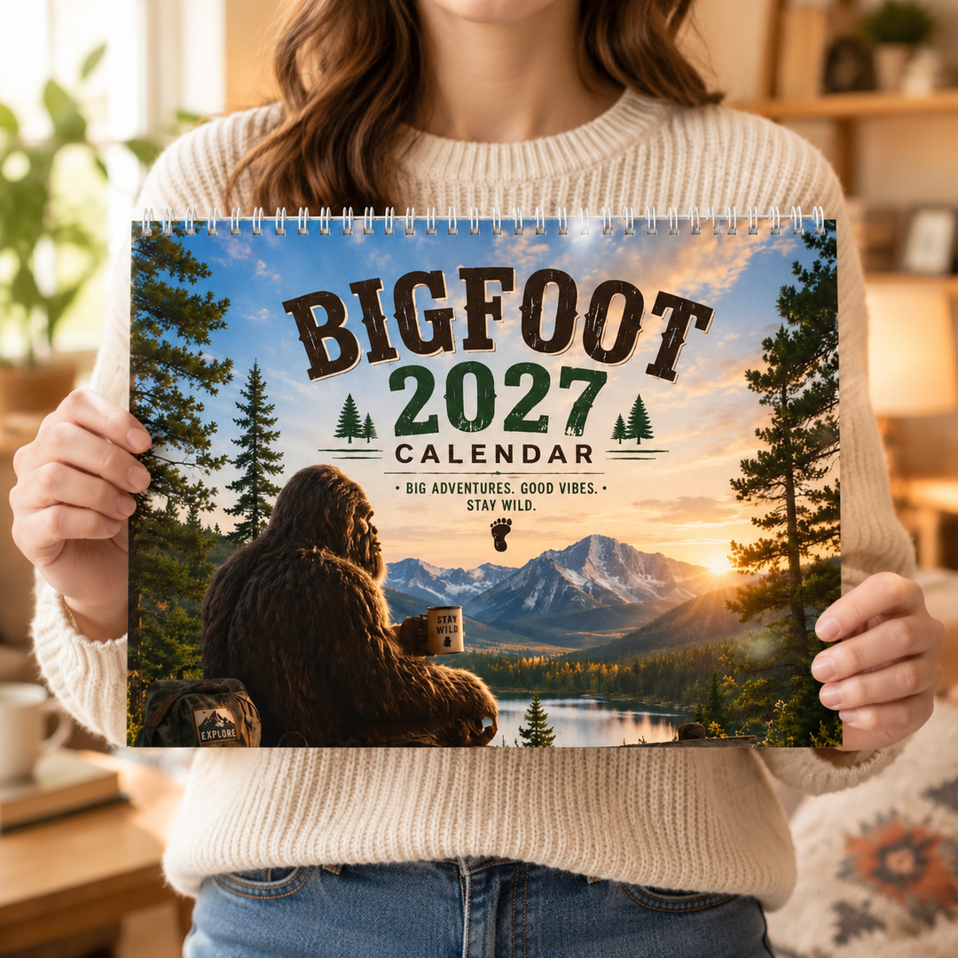 CALENDRIER MURAL 2027 – Bigfoot & Sasquatch