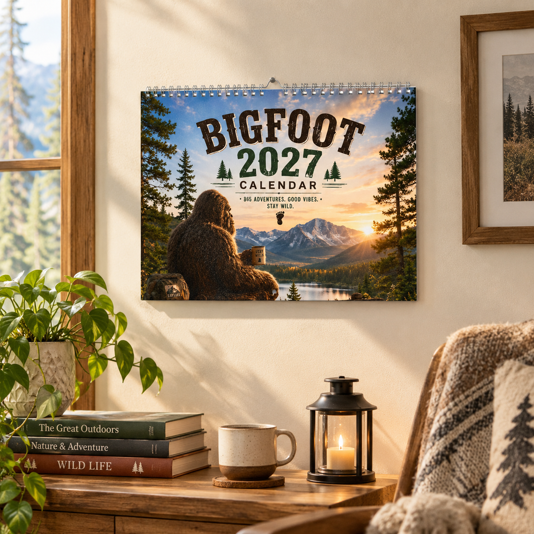 CALENDRIER MURAL 2027 – Bigfoot & Sasquatch