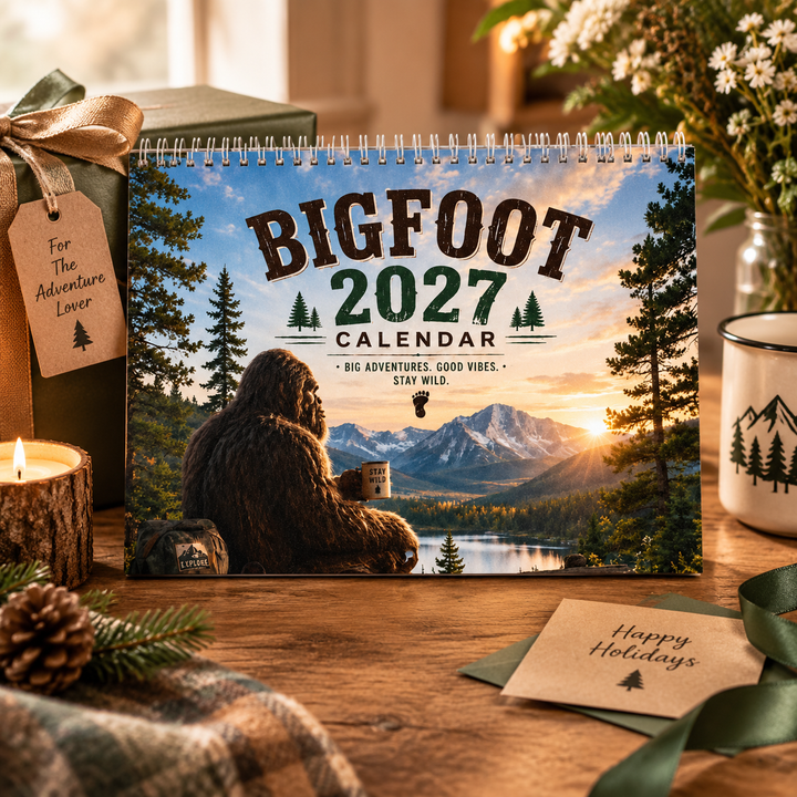 CALENDRIER MURAL 2027 – Bigfoot & Sasquatch