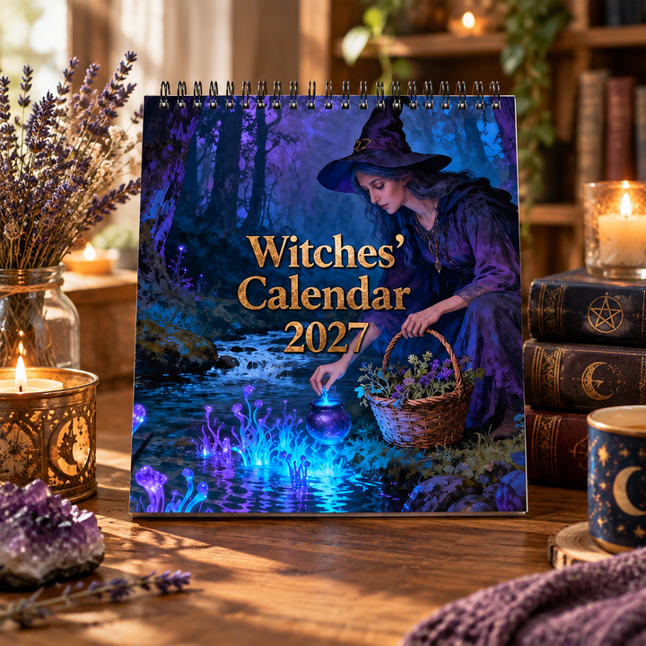 CALENDRIER MURAL 2027 – Sorcières Mystiques