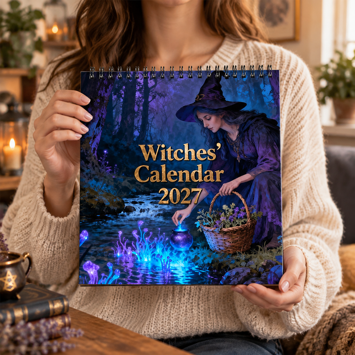 CALENDRIER MURAL 2027 – Sorcières Mystiques