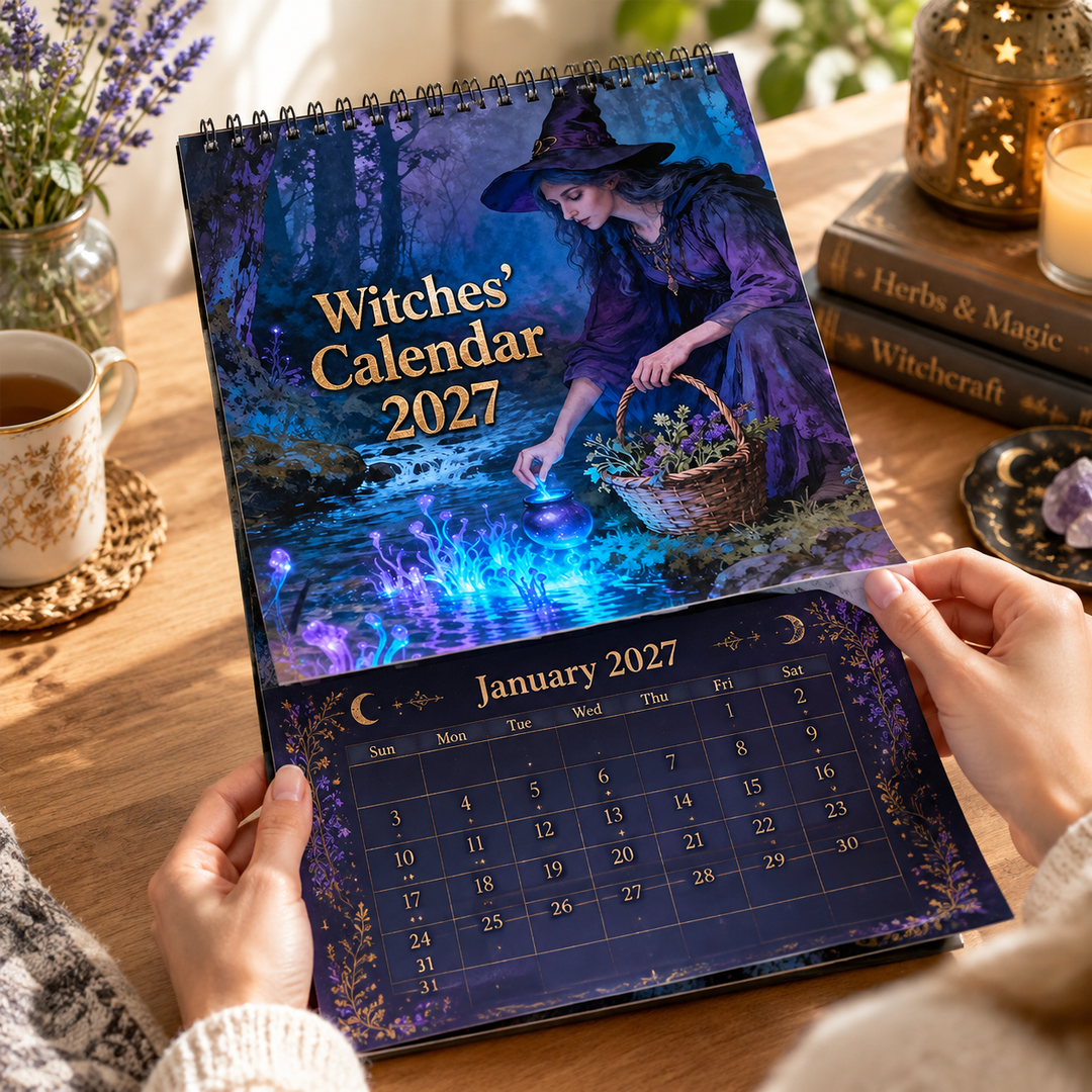 CALENDRIER MURAL 2027 – Sorcières Mystiques