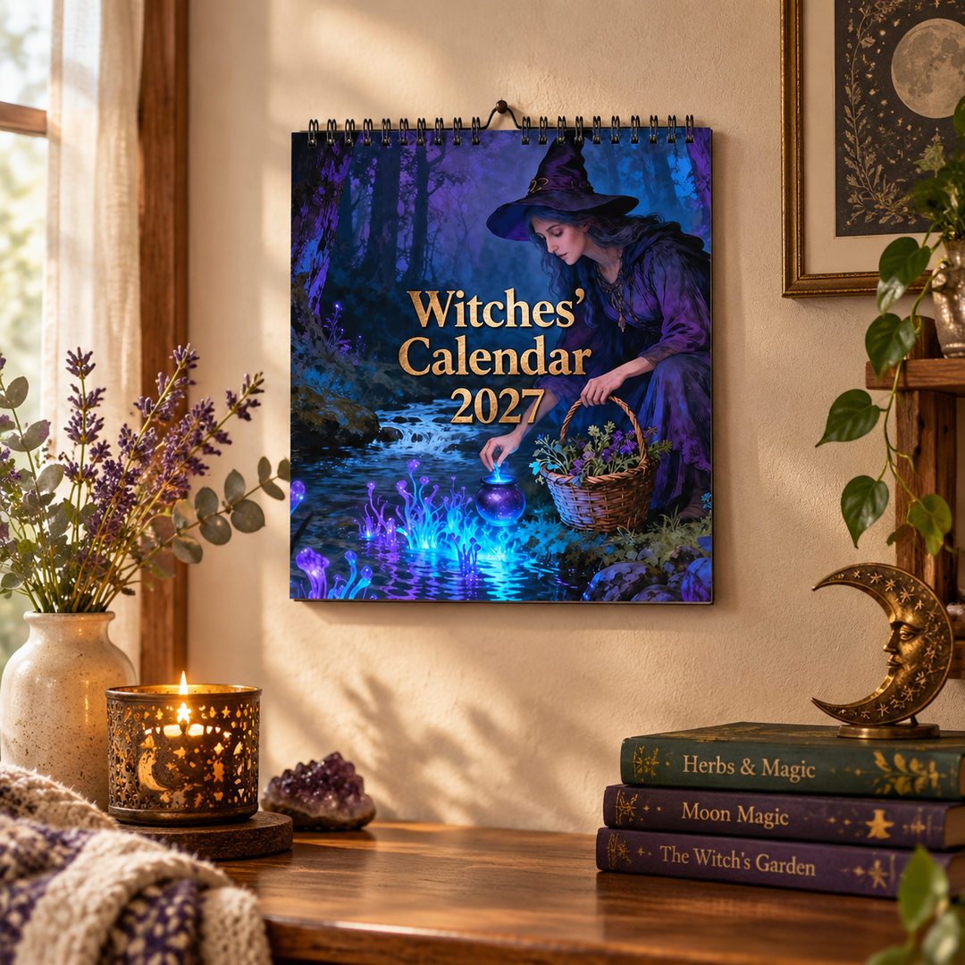 CALENDRIER MURAL 2027 – Sorcières Mystiques