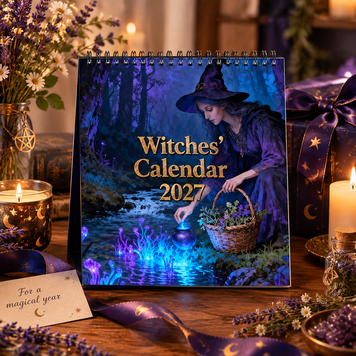 CALENDRIER MURAL 2027 – Sorcières Mystiques